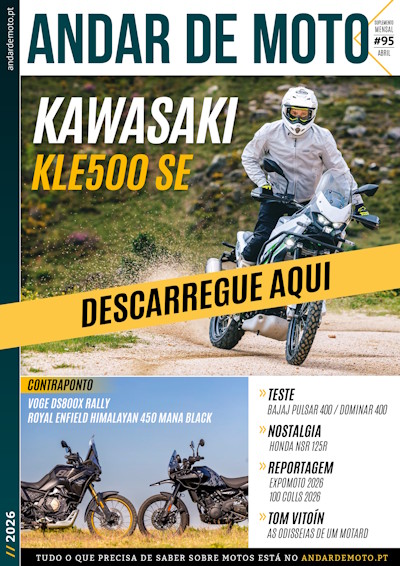 ANDAR DE MOTO número #95, abril 2026, a sua revista digital e gratuita.