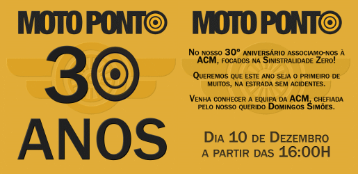 Moto Ponto 30 Anos